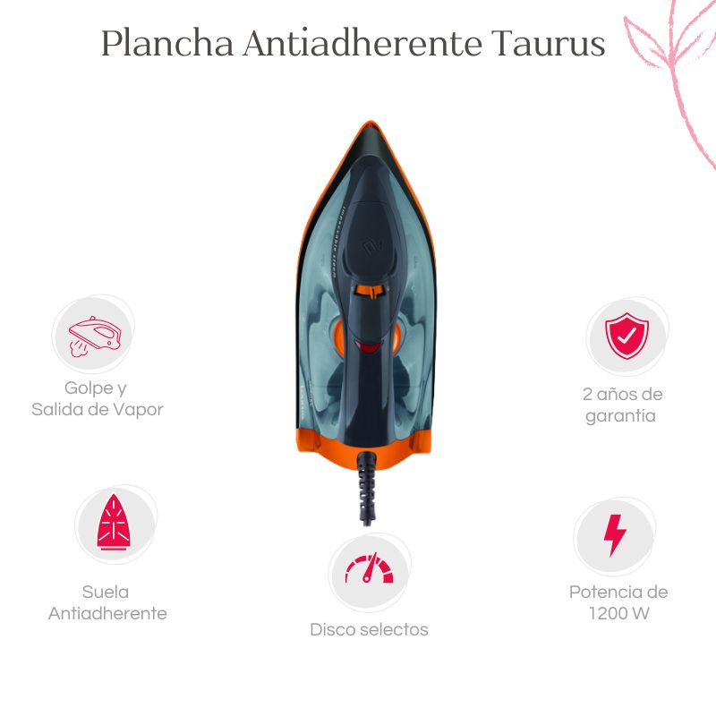 Olla Express 12 Qt T-FAL + Plancha Taurus YL307LA7.PENELOPE