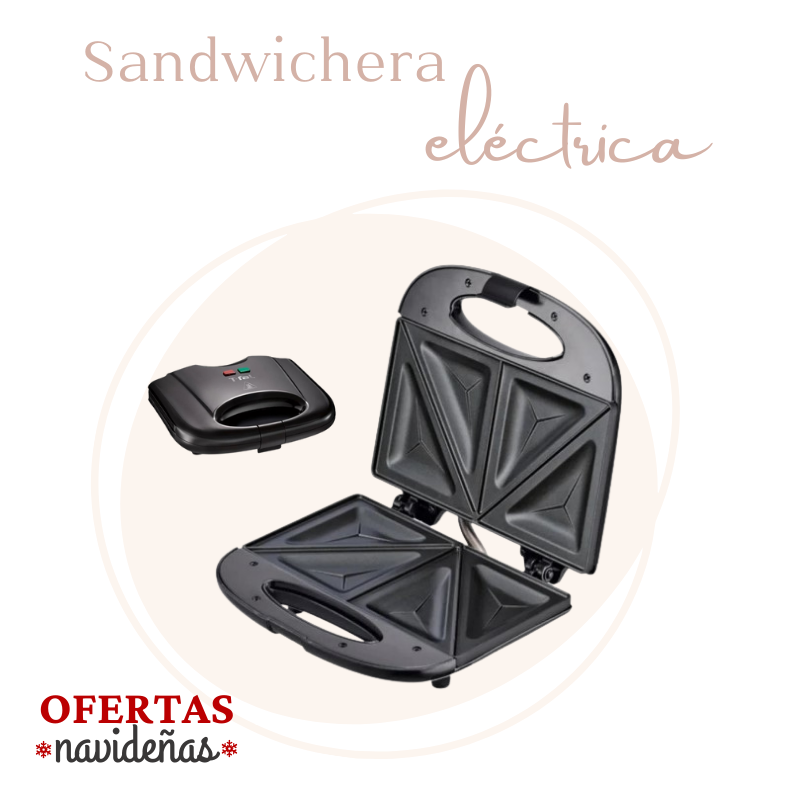 Sandwichera eléctrica antiadherente maker grill 700 w t-fal sm2118mx