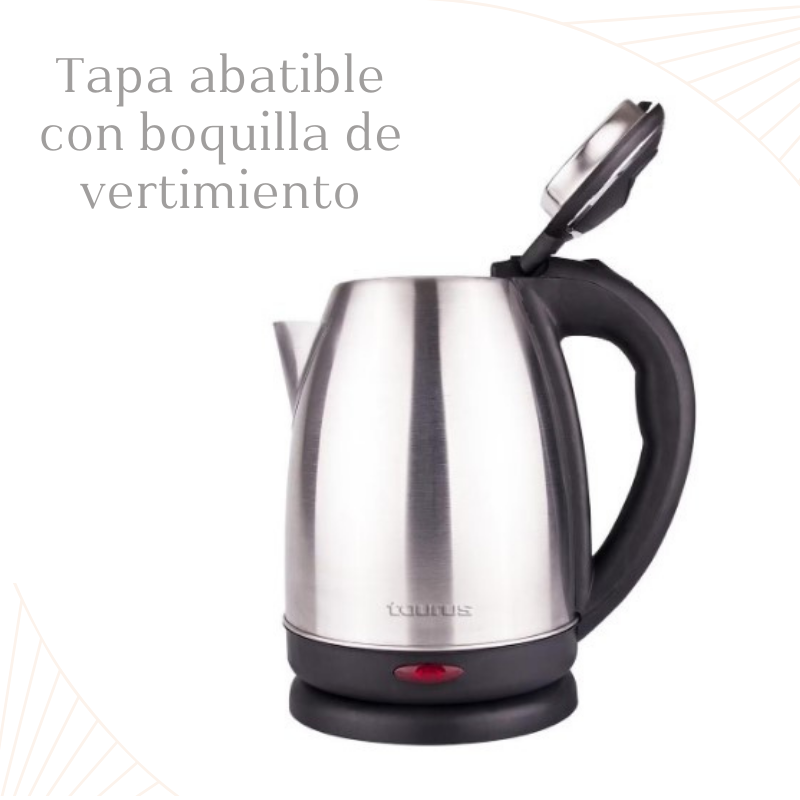 HERVIDOR ACERO INOXIDABLE DESMONTABLE 2 L TAURUS CARONTE