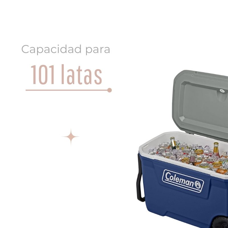HIELERA CON RUEDAS 101 LATAS 9153-6487