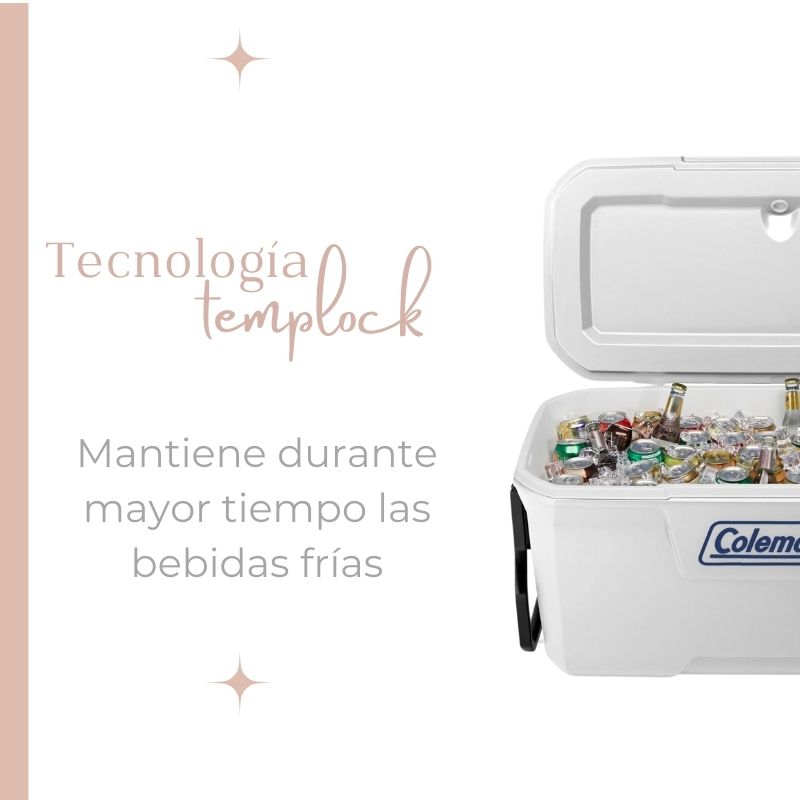 HIELERA CON RUEDAS 160 LATAS COLEMAN 6488