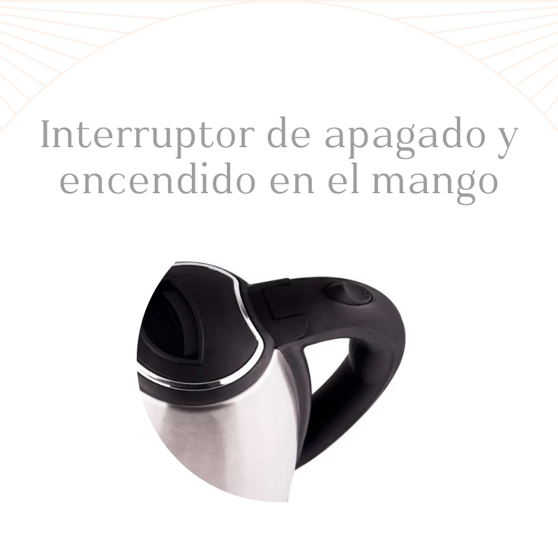 HERVIDOR ACERO INOXIDABLE DESMONTABLE 2 L TAURUS CARONTE