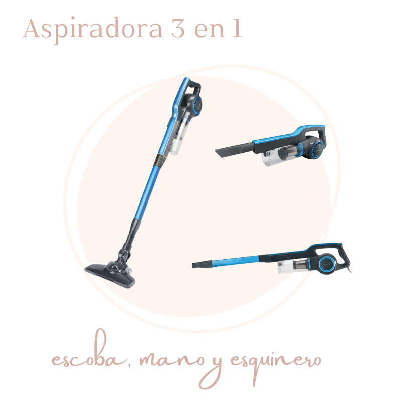 ASPIRADORA CICLÓNICA 3 EN 1 CON FILTRO HEPA TAURUS LIBERTY