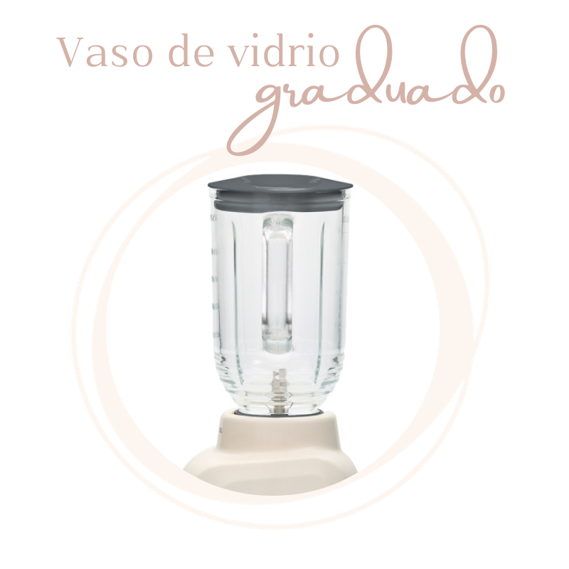 LICUADORA VASO DE VIDRIO 4 VEL TAURUS GRANITE ECO