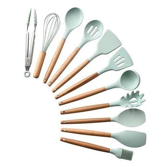 SET DE UTENSILIOS 12 PZ DE SILICON