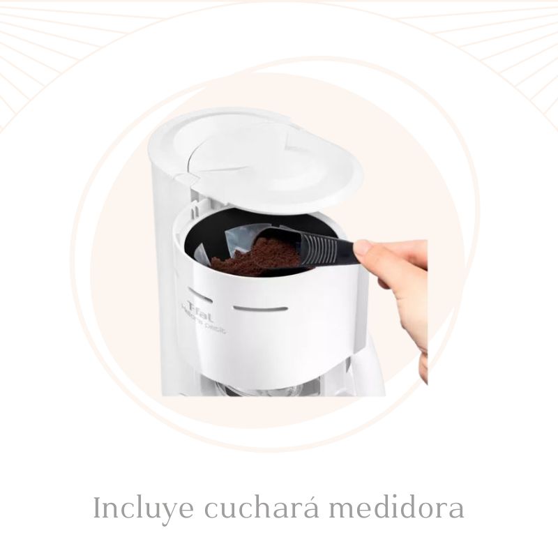 Cafetera Heliora Petit 6 Tz Blanca T-FAL CM3211MX