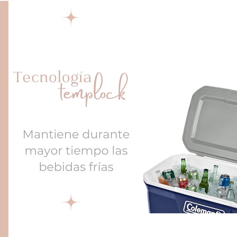 HIELERA CON RUEDAS 101 LATAS COLEMAN 9155