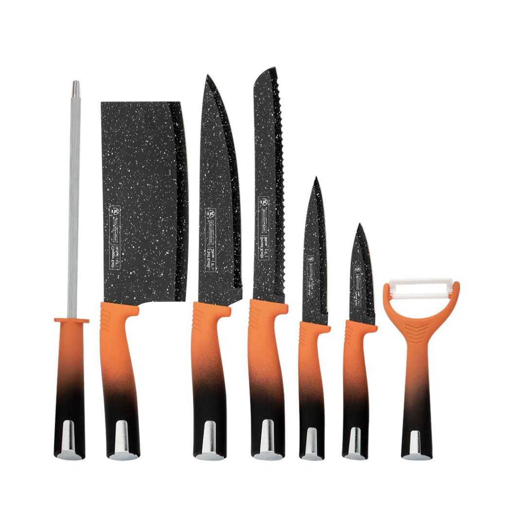 SET DE CUCHILLOS 8 PZ CBC001-09 (KK-SL8-ORN)