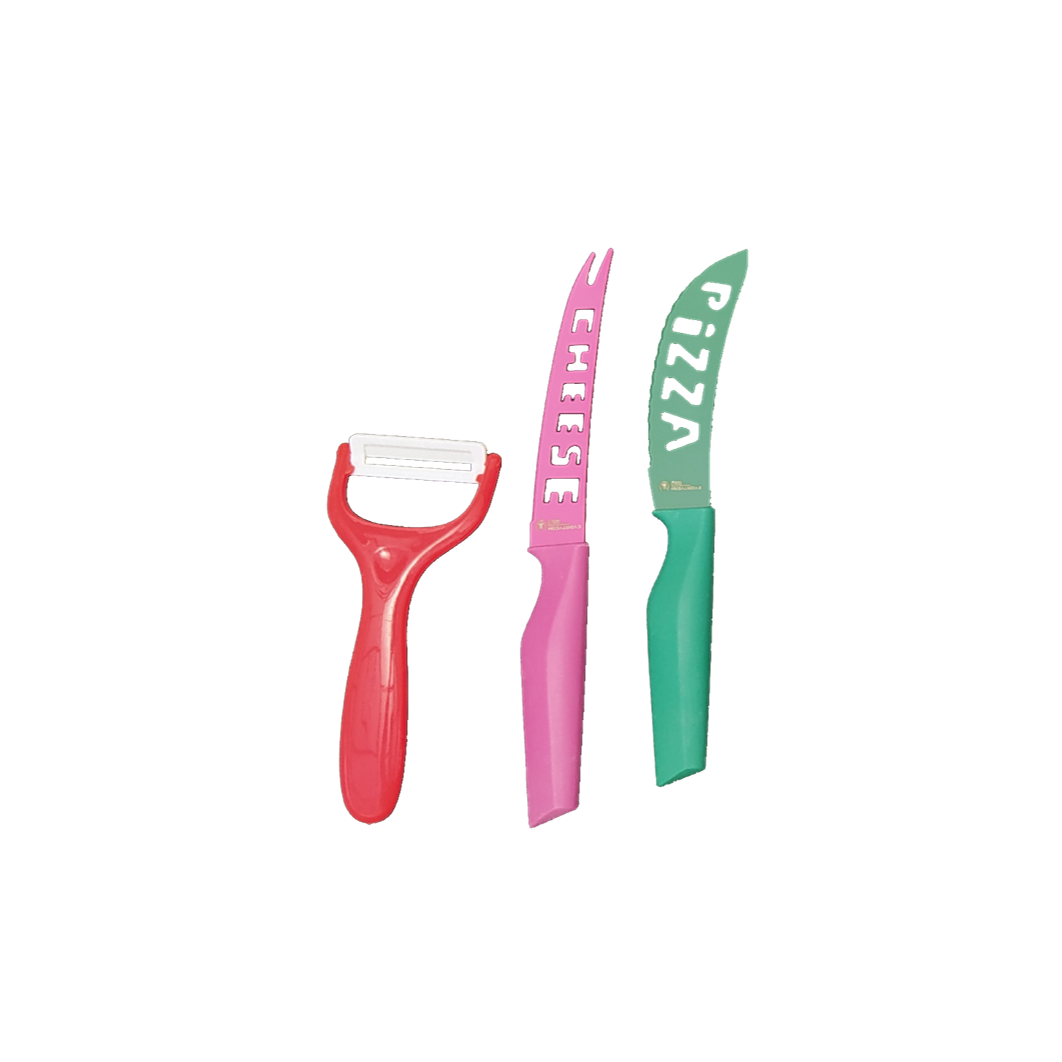 SET DE CUCHILLOS 8 PZ CERÁMICO MULTICOLOR CPS002-00