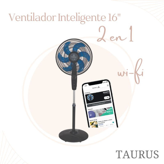 VENTILADOR DE PEDESTAL INTELIGENTE 16" TAURUS MAGNUS