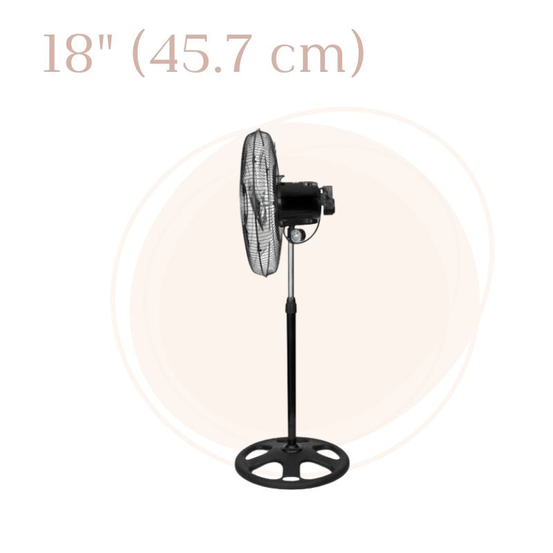VENTILADOR ASPAS METÁLICAS 18" 3 EN 1 TAURUS MARTE