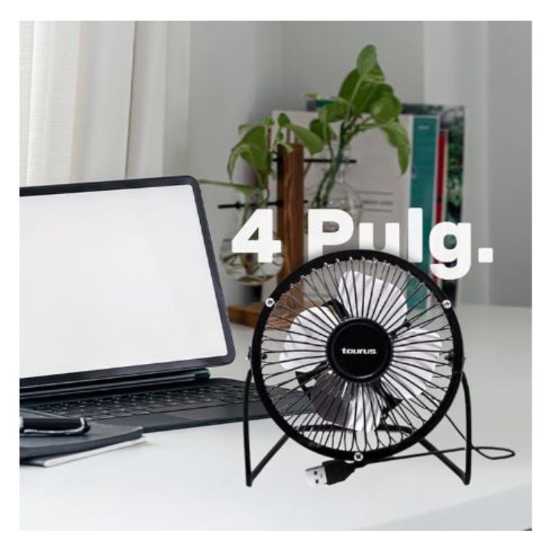VENTILADOR USB DE ESCRITORIO 4" TAURUS MINIFAN-M94402800