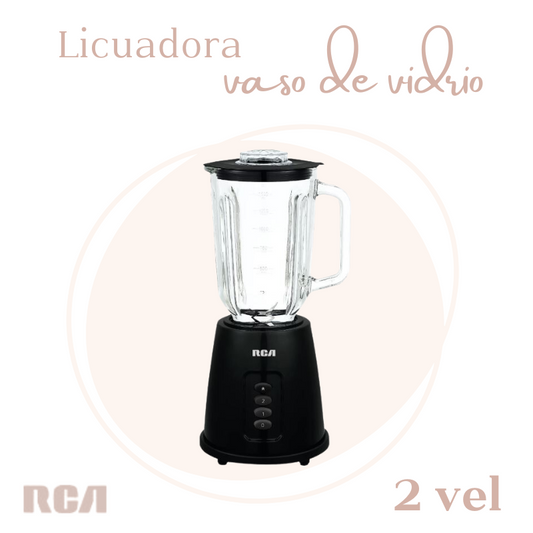 LICUADORA VASO DE VIDRIO 2 VEL. RCA RC-L2
