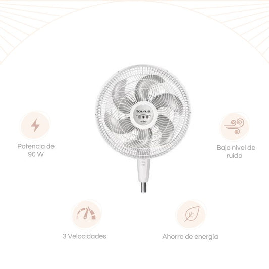 VENTILADOR DE PEDESTAL 2 EN 1 DE 18" TAURUS SPUTNIK