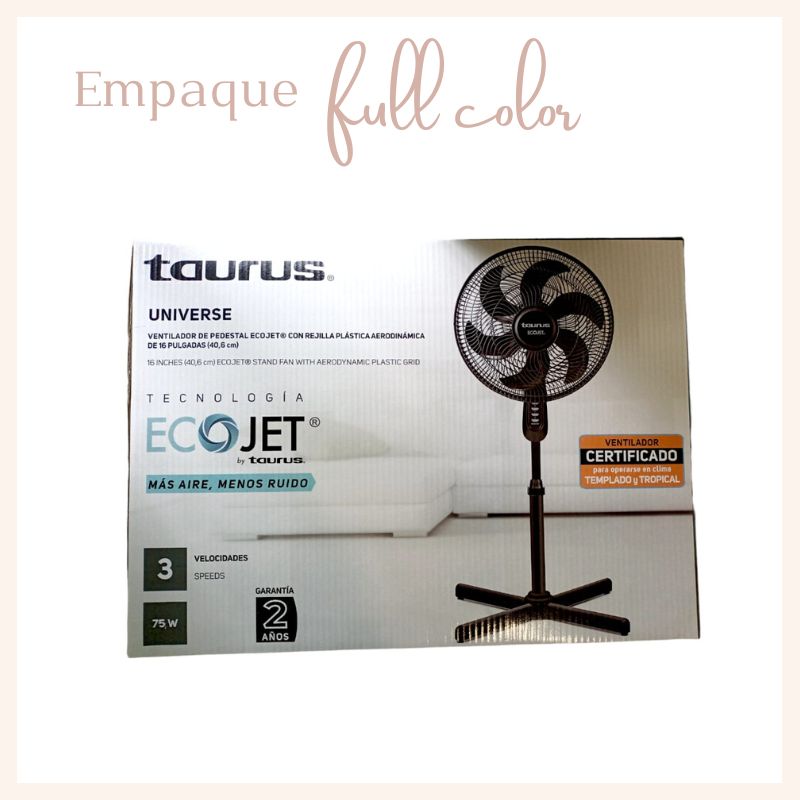 VENTILADOR DE PEDESTAL 16" TAURUS UNIVERSE-M94403902