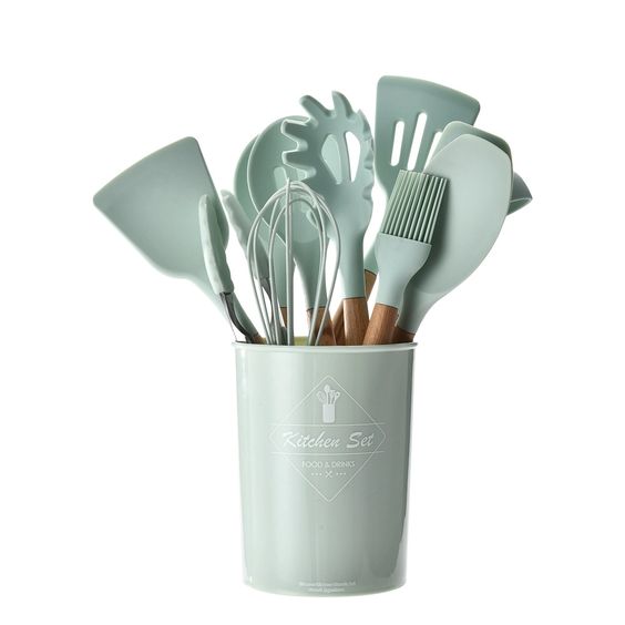 SET DE UTENSILIOS 12 PZ DE SILICON