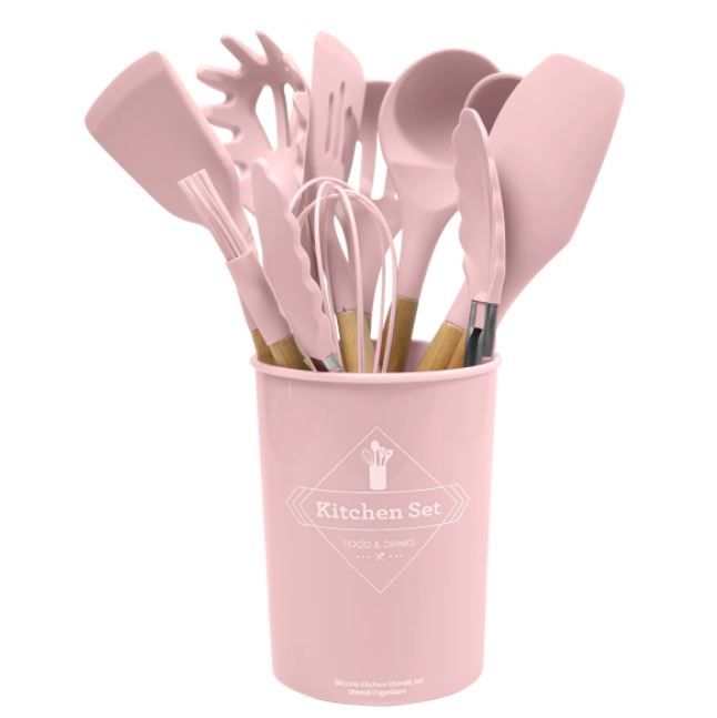 SET DE UTENSILIOS 12 PZ DE SILICON