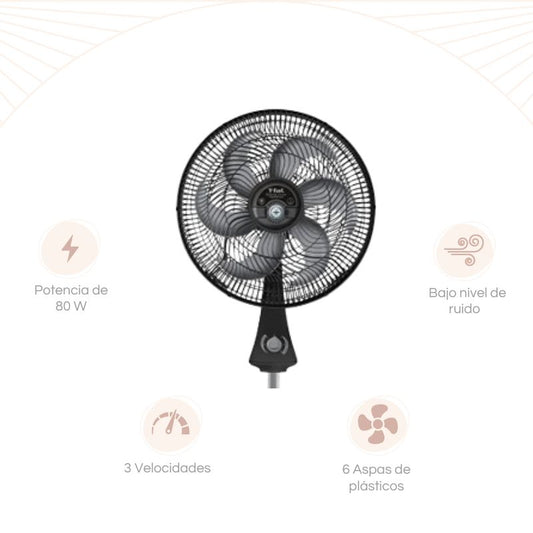 VENTILADOR PEDESTAL REPELENTE 18” T-FAL VE77A0X0