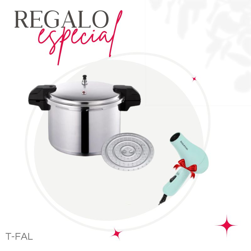 OLLA EXPRESS 12QT T-FAL YL307LA7 + 1PZ SECADORA