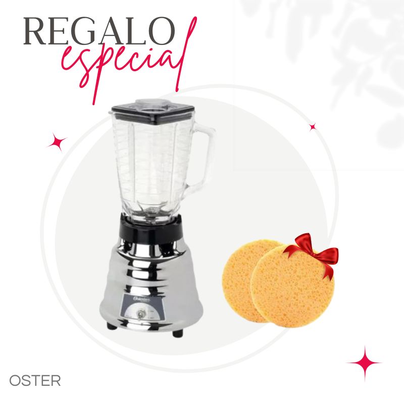 LICUADORA CLÁSICA 1 VEL. 450-10 + ESPONJA FACIAL
