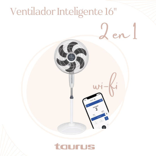 VENTILADOR INTELIGENTE 2 EN 1 WI-FI 16" TAURUS STARDUST-M94405900