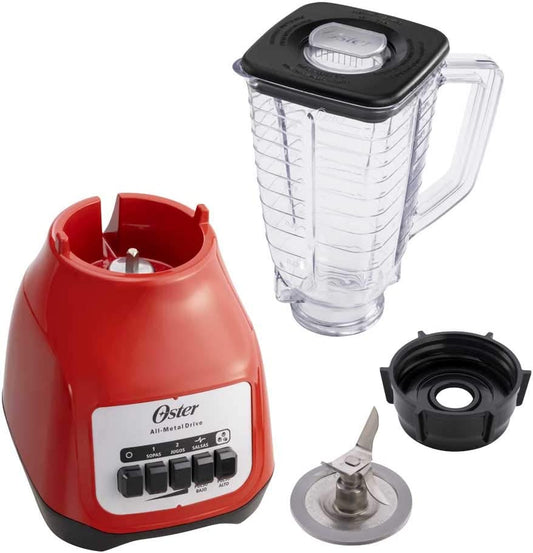 LICUADORA VASO DE PLASTICO BOTONES 2 VEL. OSTER BLSTKAP-RPB