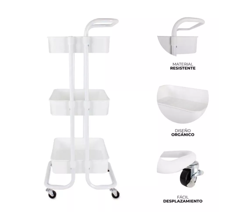 CARRITO ORGANIZADOR MULTIUSOS