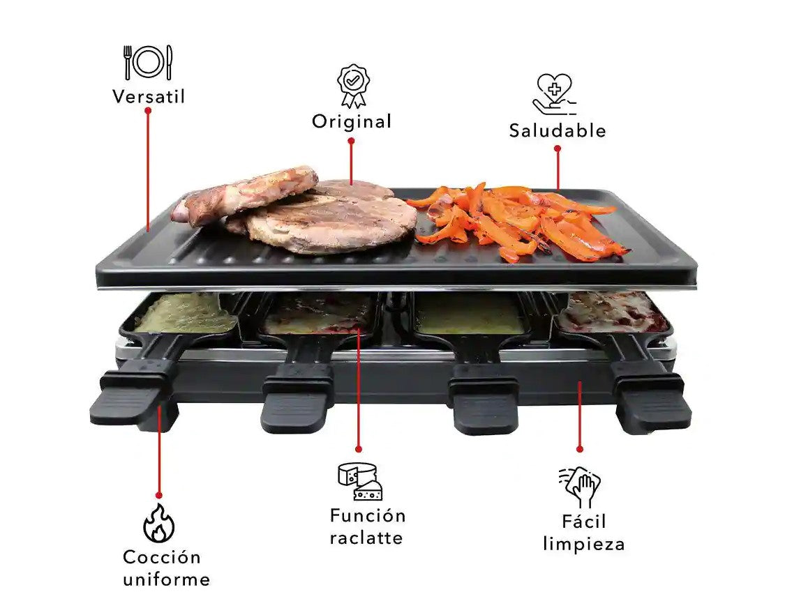 PARRILLA RACLETTE ANTIADHERENTE RCA RC-47