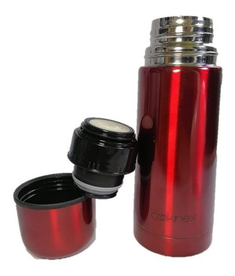 TERMO ROJO ACERO 350 ml IMPORTACIÓN FL-57R