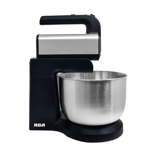 BATIDORA DE MANO CON PEDESTAL Y BOWL ACERO INOXIDABLE RCA