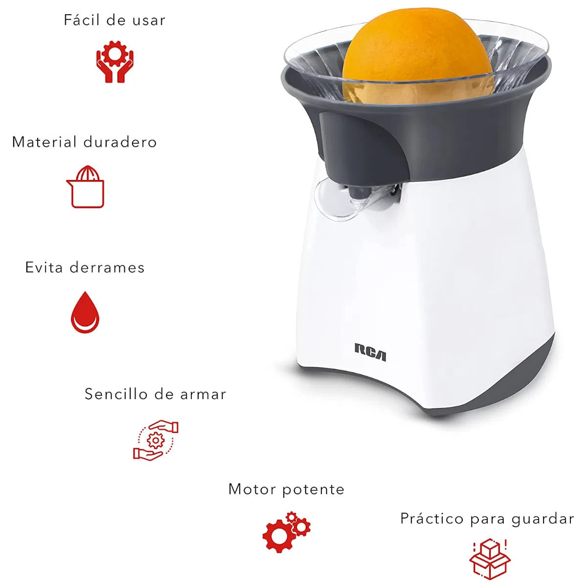 EXPRIMIDOR DE CÍTRICOS RCA RC-8004