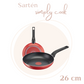 SARTEN SIMPLY COOK ROJO TFAL B5740