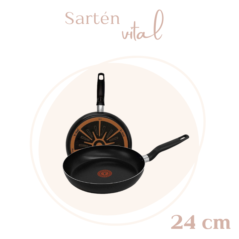 SARTEN VITAL NEGRO T-FAL