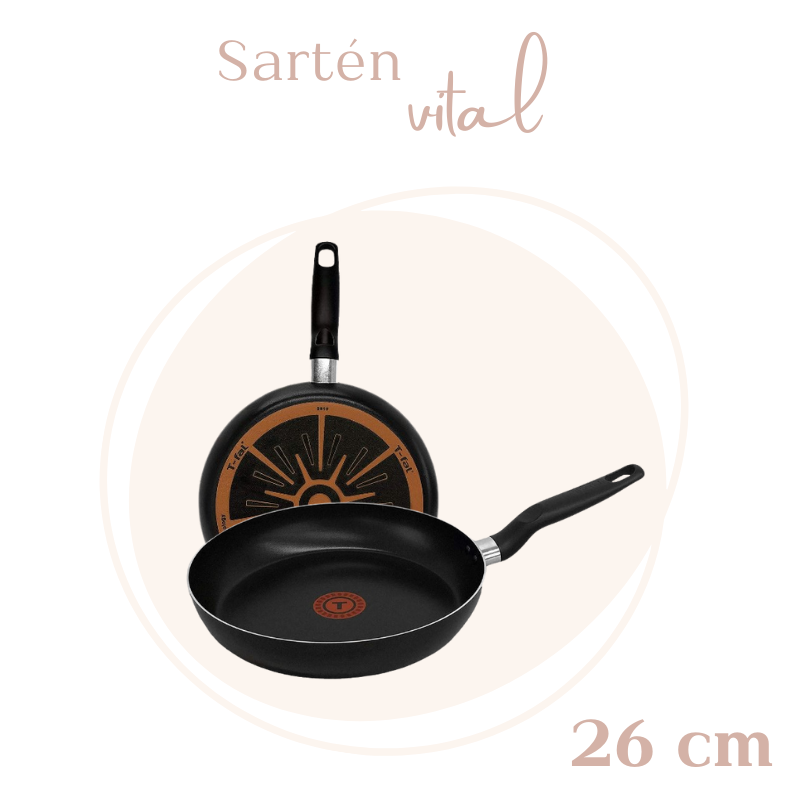 SARTEN VITAL NEGRO T-FAL