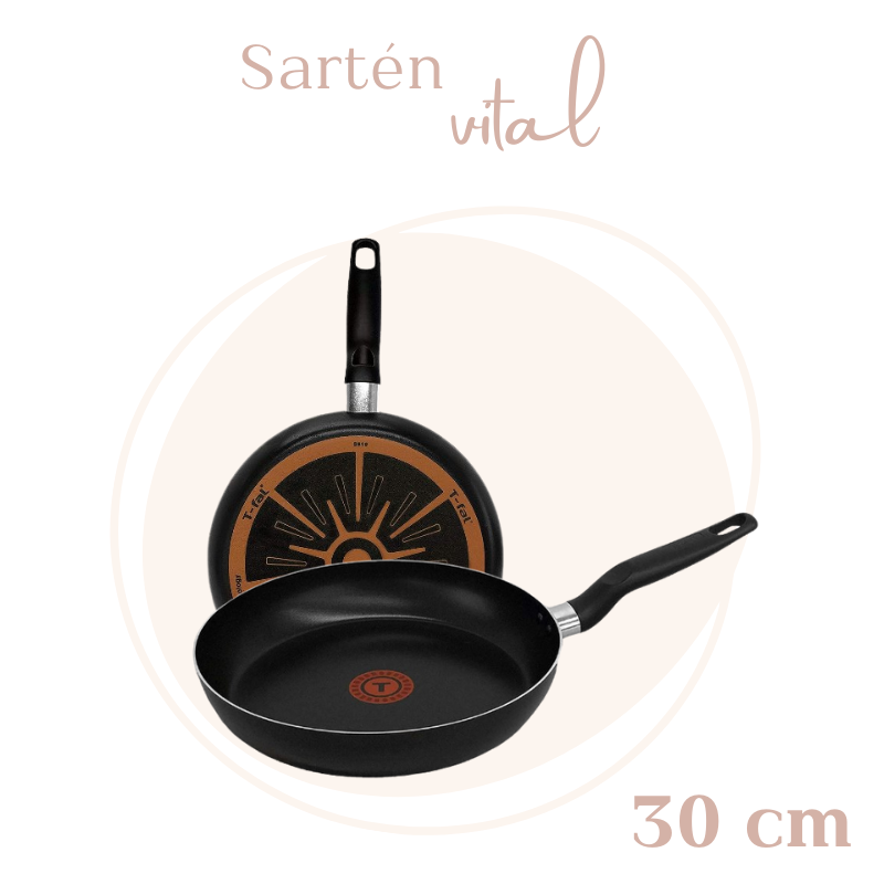 SARTEN VITAL NEGRO T-FAL