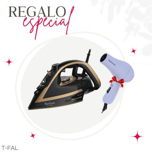 Plancha T-FAL + Secadora TAURUS FV8064.M90060