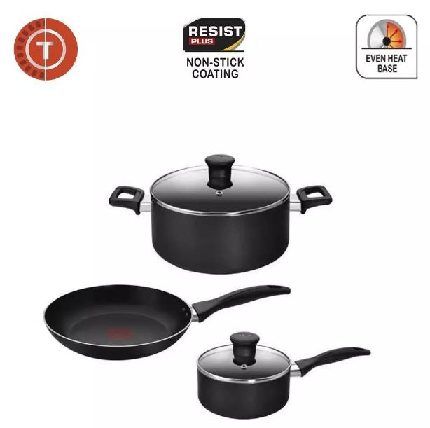 BATERIA T-FAL 9PZ BATEASYCA9NEG FAMILY COOK BLACK