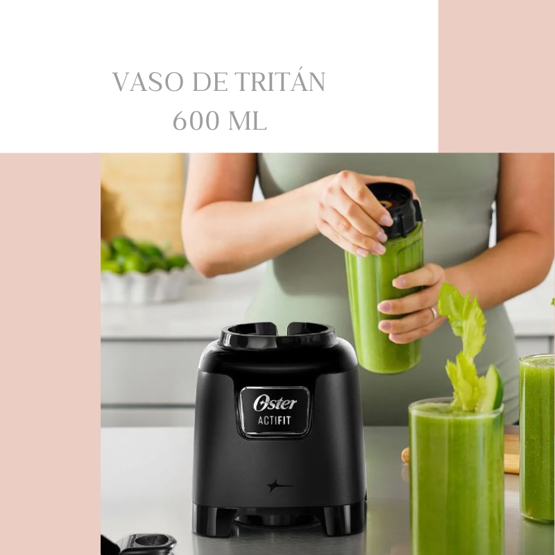 Licuadora Personal ActiFit 1 Vaso OSTER BLSTAFB