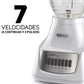 LICUADORA DE VIDRIO 7 VEL TAURUS GRANDEUR WHITE + ESPUMADOR RCA