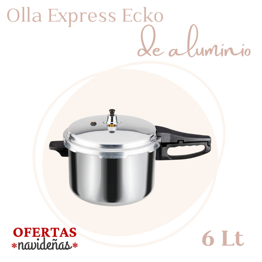 Olla Express® Ekco 6 litros de Aluminio