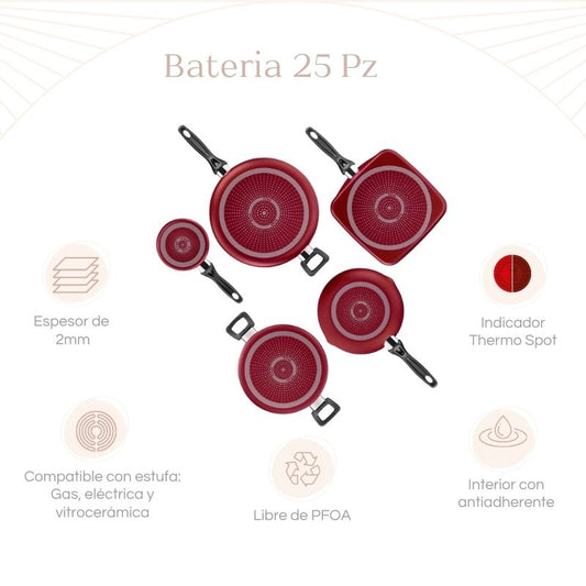 Bateria 25 Pz Family Cook T-FAL B935SP84