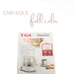 Cafetera Heliora Petit 6 Tz Blanca T-FAL CM3211MX