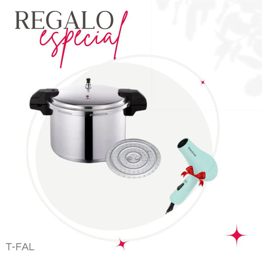 OLLA EXPRESS 12QT T-FAL YL307LA7 + 1PZ SECADORA