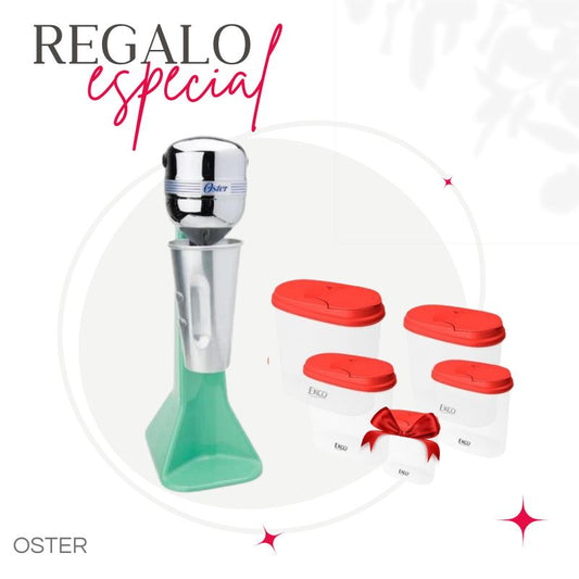 FUENTE DE SODAS PROFESIONAL OSTER 2523 + 1 JUEGO DE CEREALEROS