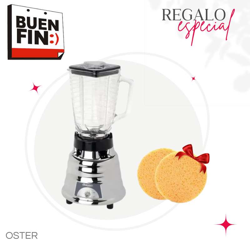 LICUADORA CLÁSICA 1 VEL. 450-10 + ESPONJA FACIAL