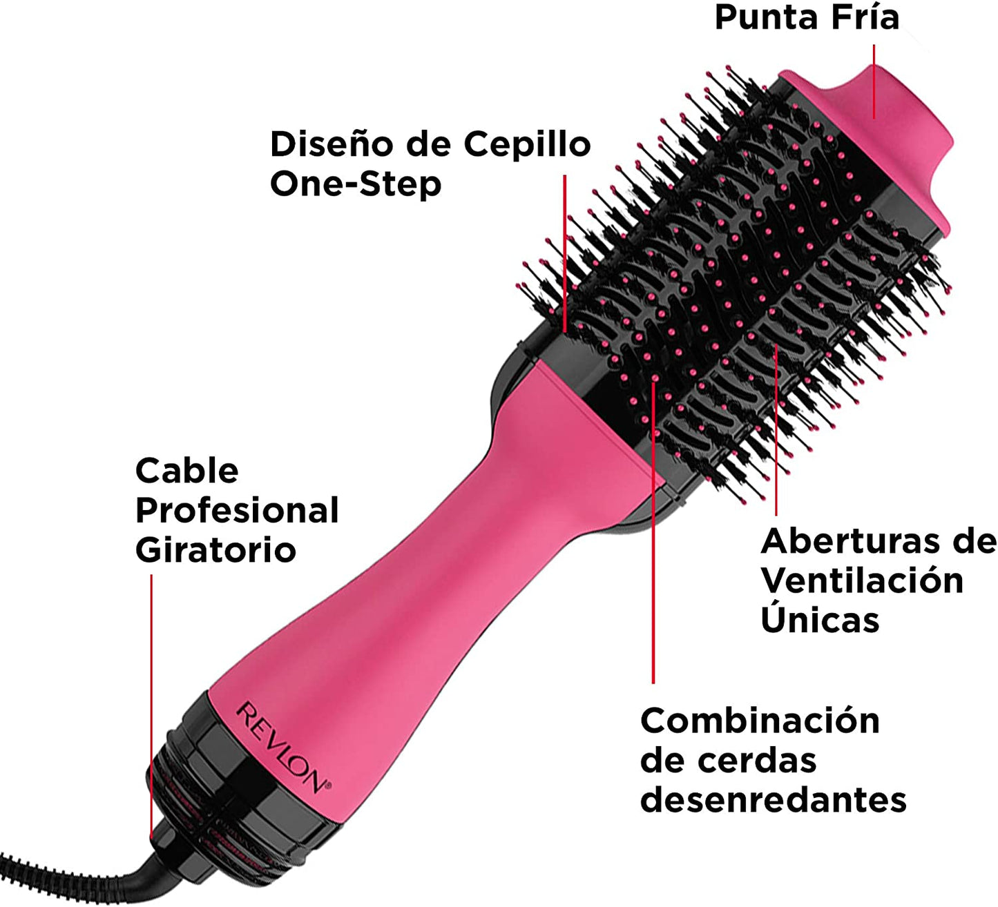 CEPILLO VOLUMINIZADOR REVLON RVDR5222PNKLA1