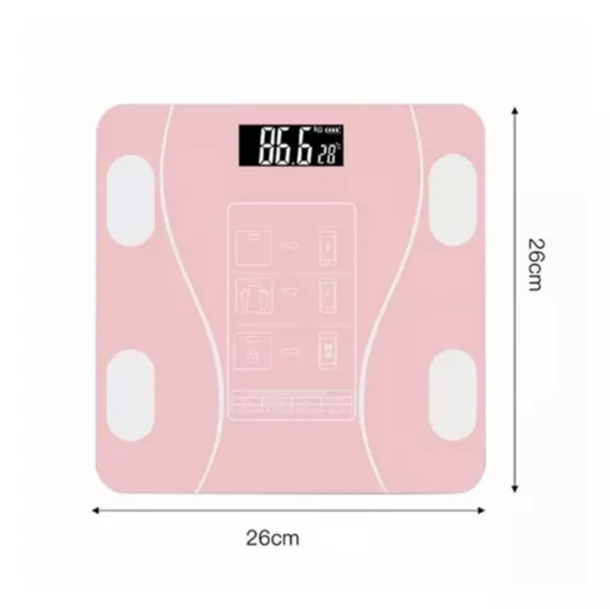 Bascula digital rosa 10 kg COT000475